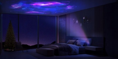 Aurelis Galaxy 2 - Nowy Projektor Gwiazd 3D, Laser, 180° Panorama, Prezent