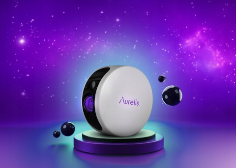 Aurelis Galaxy 2 - Nowy Projektor Gwiazd 3D, Laser, 180° Panorama, Prezent
