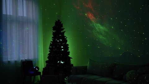 Aurelis Galaxy 2 - Nowy Projektor Gwiazd 3D, Laser, 180° Panorama, Prezent