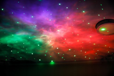 Aurelis Galaxy 2 - Nowy Projektor Gwiazd 3D, Laser, 180° Panorama, Prezent