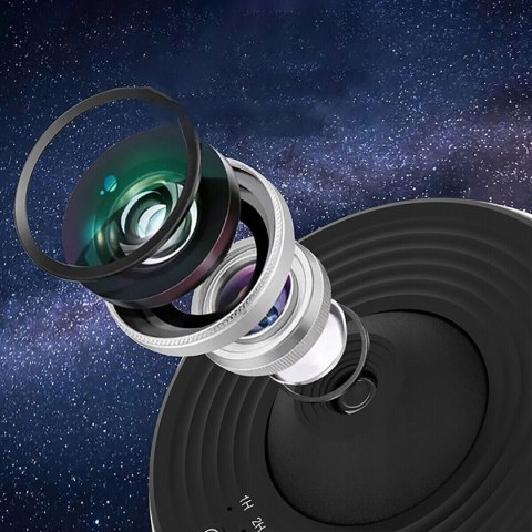 Lampa Projekcyjna Galaxy 12 Scen, Obracana 360° - Gwiazdne Niebo Na Sufitie