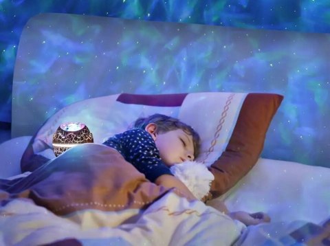 Lampka Nocna Projektor Gwiazd Led Jajo Dinozaura 8W Bluetooth Timer Głośnik