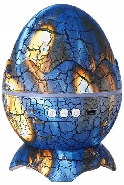 Lampka Nocna Projektor Gwiazd Led Jajo Dinozaura 8W Bluetooth Timer Głośnik