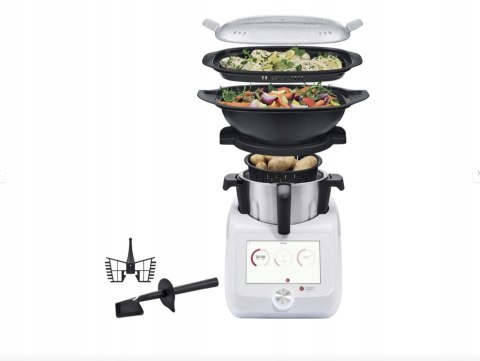 Lidlomix Robot Kuchenny Silvercrest Monsieur Cuisine 1200W 10 Funkcji Wi-Fi