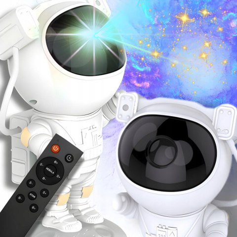 Projektor Gwiazd Astronauta Led Lampka Nocna 2 Generacja Prezent Dla Dzieci