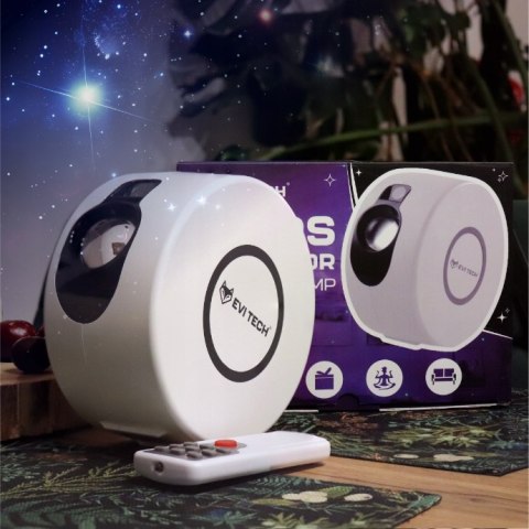 Projektor Gwiazd Led 3D Galaxy Star - Regulacja Jasności, Pilot, Laser