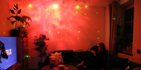Projektor Gwiazd Led 3D Galaxy Star - Regulacja Jasności, Pilot, Laser