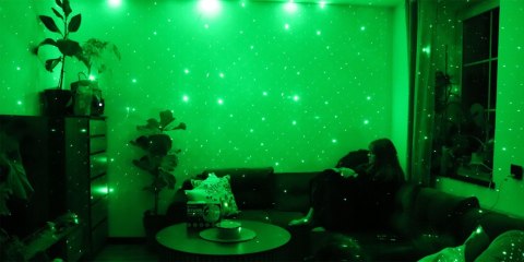Projektor Gwiazd Led 3D Galaxy Star - Regulacja Jasności, Pilot, Laser