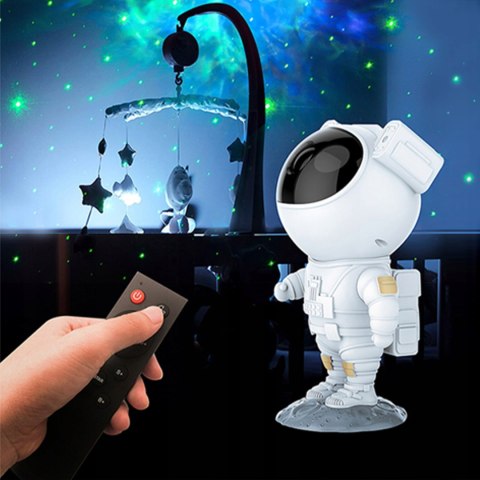 Projektor Gwiazd Nieba Led Dla Dzieci Lampka Nocna Astronauta Pilot Usb