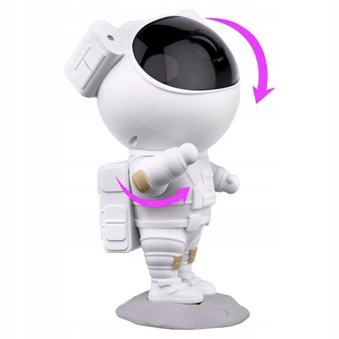 Projektor Gwiazd Nieba Led Dla Dzieci Lampka Nocna Astronauta Pilot Usb