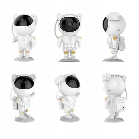 Projektor Gwiazd Nieba Led Dla Dzieci Lampka Nocna Astronauta Pilot Usb