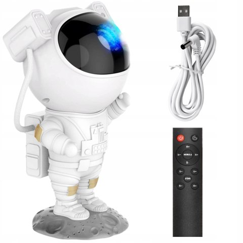 Projektor Gwiazd Nieba Led Dla Dzieci Lampka Nocna Astronauta Pilot Usb