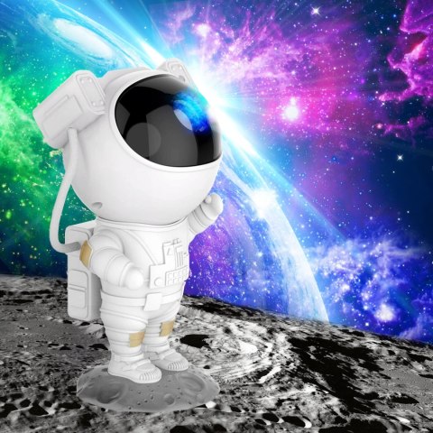 Projektor Gwiazd Nieba Led Dla Dzieci Lampka Nocna Astronauta Pilot Usb