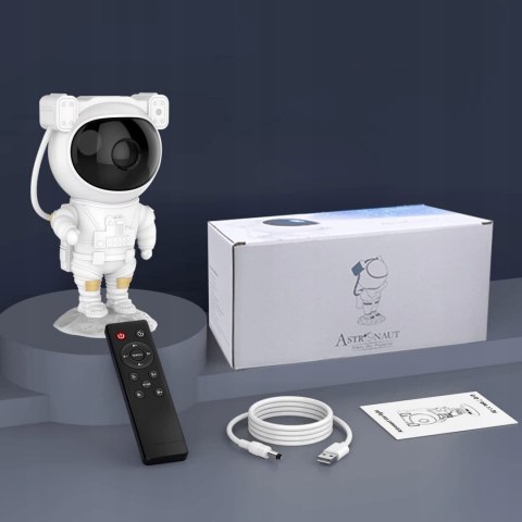 Projektor Gwiazd Nieba Led Dla Dzieci Lampka Nocna Astronauta Pilot Usb