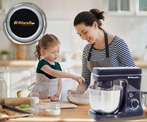 Robot Kuchenny Planetarny Riwall Kicia 1500W 10 Prędkości 4L 3 Końcówki