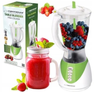 Blender Kielichowy 350W 1,5L 3 Prędkości Turbo - Do Koktajli, Zup I Pasty