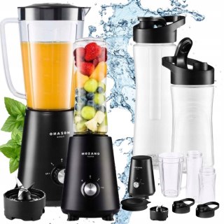 Blender Kielichowy 3W1 1L+Bidony 600/400Ml, 2 Wkłady Chłodzące, 6 Ostrzy