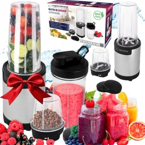 Blender Kielichowy Nutri Bomb 900W: Idealny Do Koktajli, Smoothie, Kawy