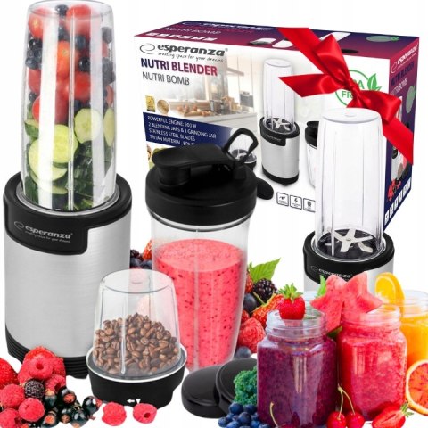 Blender Kielichowy Nutri Bomb 900W: Idealny Do Koktajli, Smoothie, Kawy