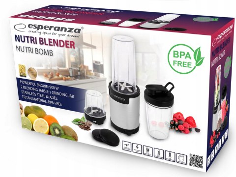 Blender Kielichowy Nutri Bomb 900W: Idealny Do Koktajli, Smoothie, Kawy