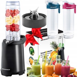 Blender Kielichowy Smoothie 700W Z 2 Butelkami Non-Drip, Dla Zdrowej Diety