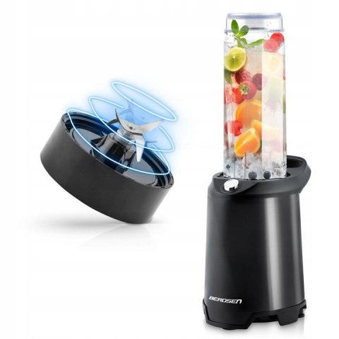 Blender Kielichowy Smoothie 700W Z 2 Butelkami Non-Drip, Dla Zdrowej Diety