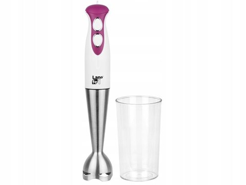 Blender Ręczny Lafe 400W - Mikser Kubek 600Ml, Tryb Turbo, Ostrza Ze Stali