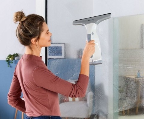 Elektryczna Myjka I Odkurzacz Do Okien, Szyb I Luster 2200Mah 40Min Zestaw