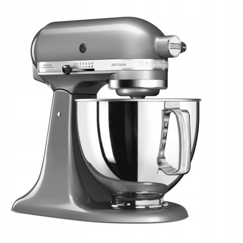 Mikser Kitchenwaid Artisan Metalowy 4,8L Jasny Szary, Ruch Planetarny