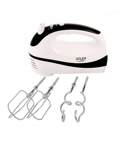 Mikser Kuchenny Ad 4205 Black Adler 300W 5 Prędkości Turbo Eject Do Ciasta