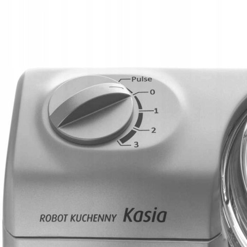 Robot Kuchenny Kasia Mrk-12 800W 3 Prędkości + Pulse, 2 Misy, 4 Tarcze