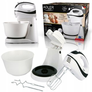 Robot Kuchenny Mikser Ręczny 550W 3L Turbo, Eject, 5 Prędkości, 2 Końcówki