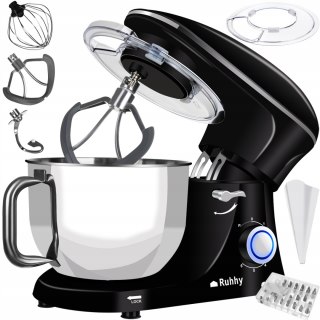 Robot Kuchenny Ruhhy 2200W 6,2L - Mikser Planetarny 6W1 Z Akcesoriami