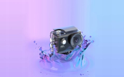 Kamera Sportowa Cooau 4K 30Fps 20Mp Wi-Fi Eis 170° Szeroki, 40M Wodoodporna