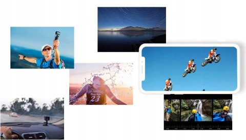Kamera Sportowa Cooau 4K 30Fps 20Mp Wi-Fi Eis 170° Szeroki, 40M Wodoodporna