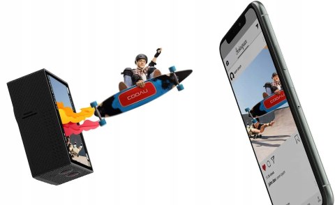 Kamera Sportowa Cooau 4K 30Fps 20Mp Wi-Fi Eis 170° Szeroki, 40M Wodoodporna