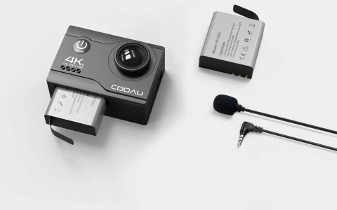 Kamera Sportowa Cooau 4K 30Fps 20Mp Wi-Fi Eis 170° Szeroki, 40M Wodoodporna