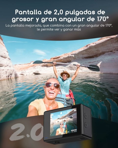 Kamera Sportowa Cooau Cu-Spc05 24Mp 4K 60Fps Wifi Wodoodporna 40M