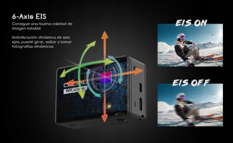 Kamera Sportowa Cooau Cu-Spc05 24Mp 4K 60Fps Wifi Wodoodporna 40M