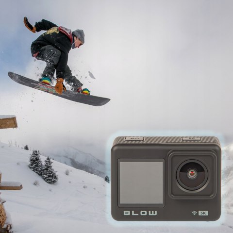 Kamera Sportowa Go Pro 4U 5K 20Mpx Dotykowy Ekran 160° Wifi Pilot Akcesoria