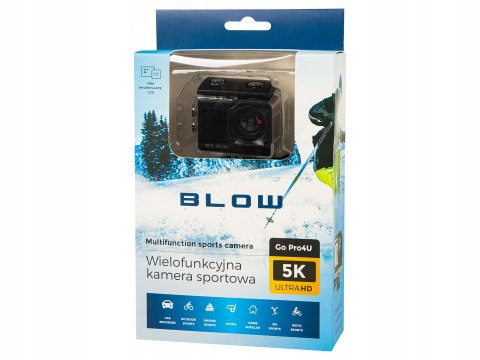 Kamera Sportowa Go Pro 4U 5K 20Mpx Dotykowy Ekran 160° Wifi Pilot Akcesoria