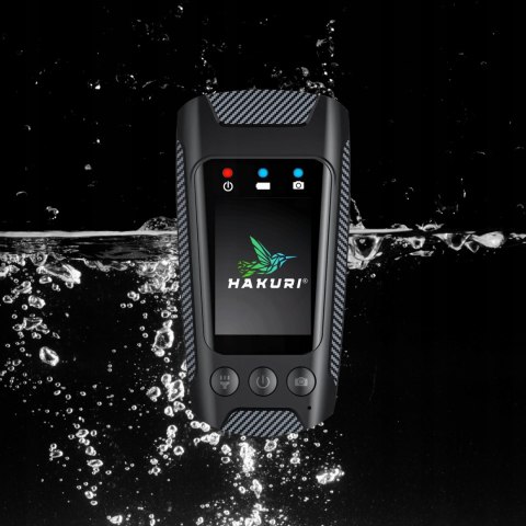 Kamera Sportowa Rowerowa 4K/60Fps Uhd Z Latarką I Klaksonem 4W1 64Gb Hakuri
