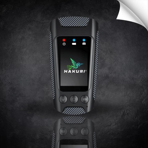 Kamera Sportowa Rowerowa 4K/60Fps Uhd Z Latarką I Klaksonem 4W1 64Gb Hakuri