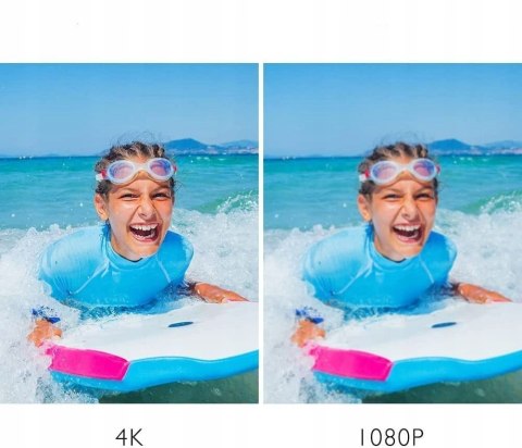 Kamera Sportowa Wolfang Ga100 4K Hd Wifi 20Mp Eis Wodoodporna+17 Akcesoriów