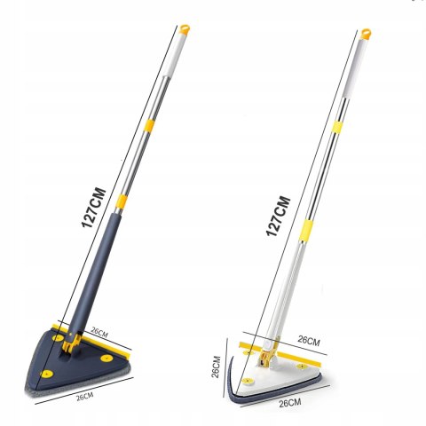 Mop Czyszczący Hooha 127Cm 360° 2W1, Okna, Ściany, Podłogi, Push-Pull