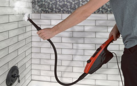 Mop Parowy Myjka 2W1 1500W Do Podłóg, Okien I Tkanin Z Obrotową Głowicą