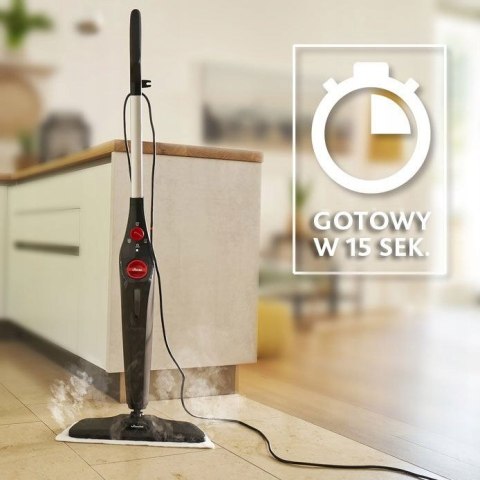 Mop Parowy Vileda Steam Plus Xxl 2 Wkłady 40Cm Szybki Start Czyste Podłogi