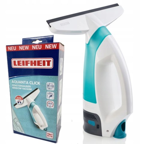 Myjka Do Okien Leifheit Dry&Clean 280Mm, Bez Smug, System Click 35Min Pracy