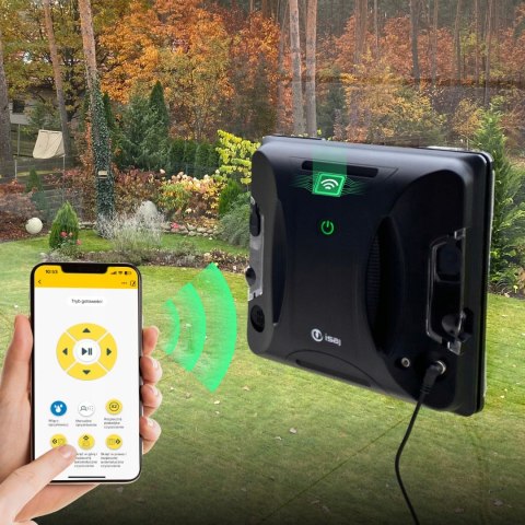 Robot Do Mycia Okien Isaj V1: Ultradźwięk, Wi-Fi, Pilot, Czujniki, Dysze