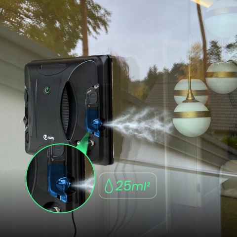 Robot Do Mycia Okien Isaj V1: Ultradźwięk, Wi-Fi, Pilot, Czujniki, Dysze
